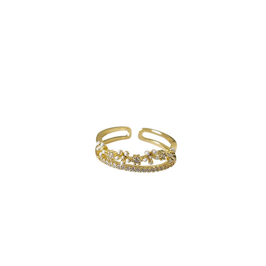 Anello farfalla doppio strato