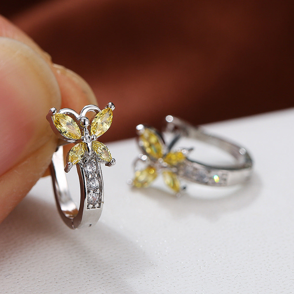 Anello fiocco cristallo