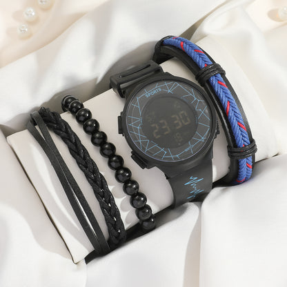 Set orologio e braccialetto quarzo
