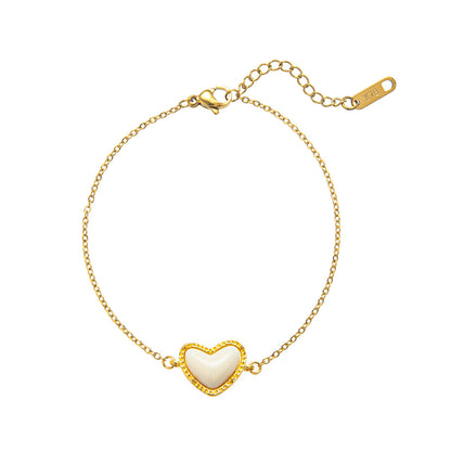 Bracciale cuore resina