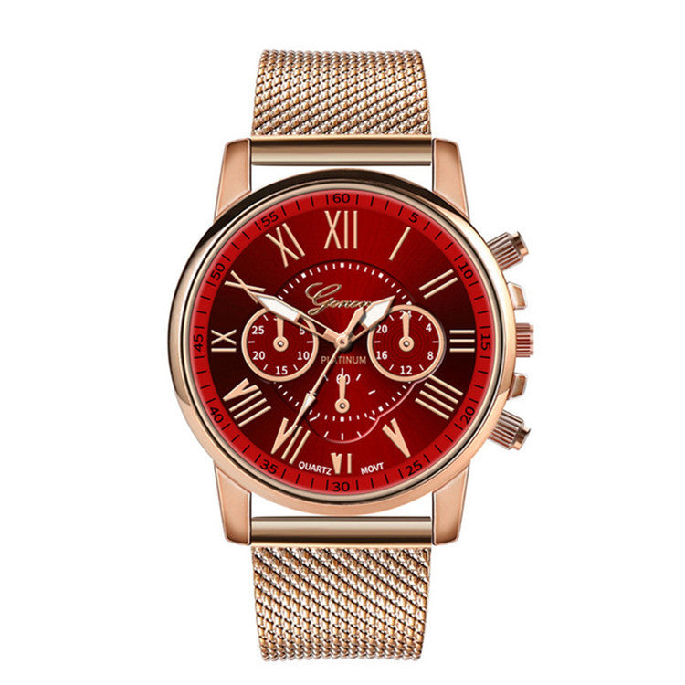 Orologio donna silicone cinturino a maglia
