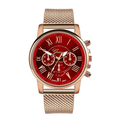 Orologio donna silicone cinturino a maglia