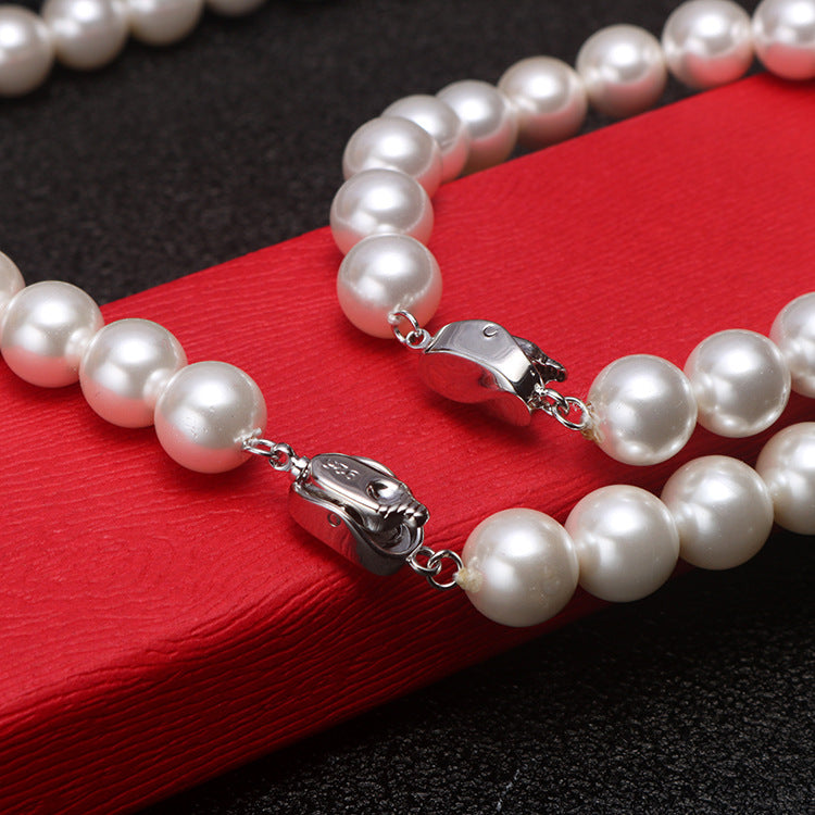 Collana conchiglia perla artificiale
