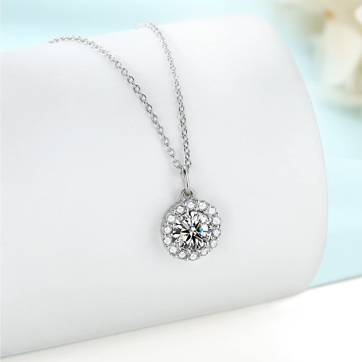 Collana Diamante Argento