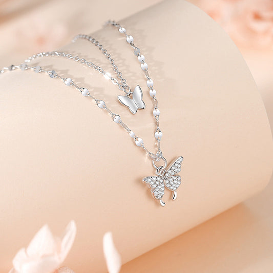 Collana farfalla argento sterling