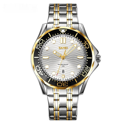 Orologio al quarzo luminescente da uomo