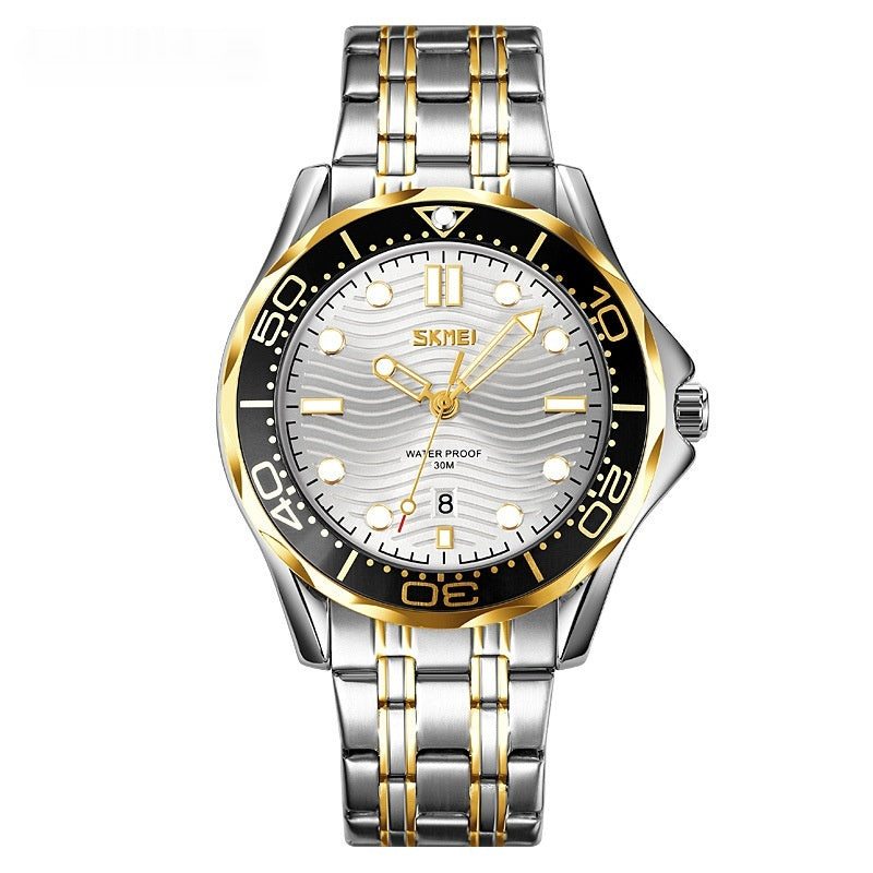 Orologio al quarzo luminescente da uomo