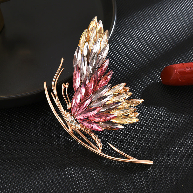 Spilla farfalla corsage da donna