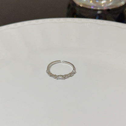 Anello farfalla zircone regolabile da donna