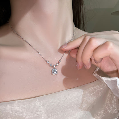 Collana Cubo argento