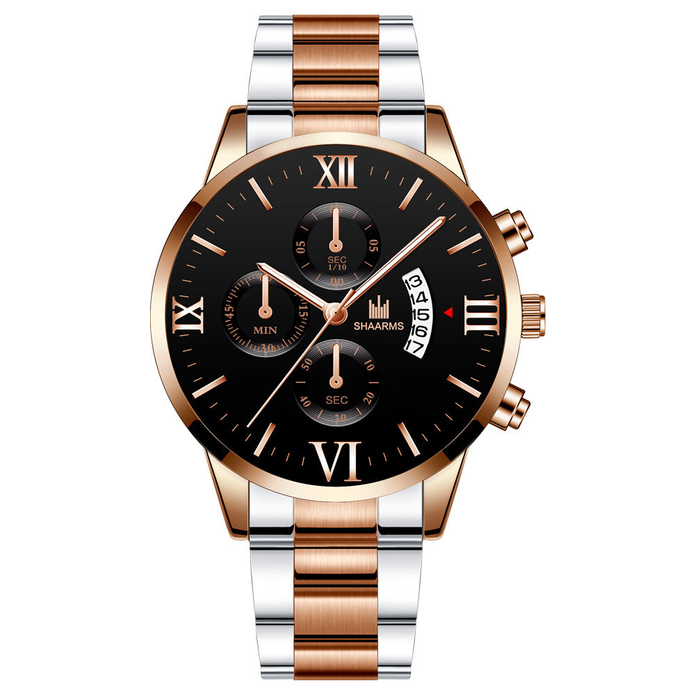 Orologio uomo acciaio business