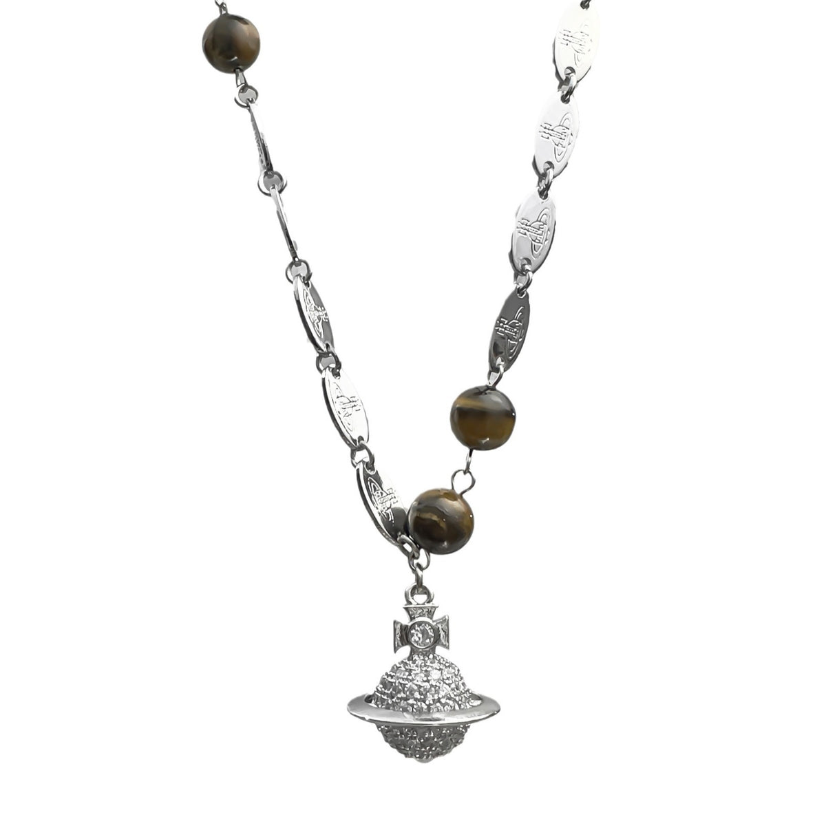 Collana geometrica in lega