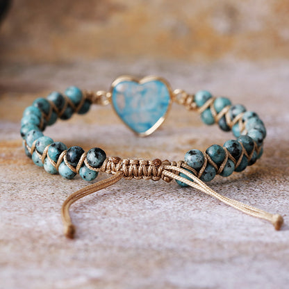 Bracciale Lapislazzuli Intrecciato