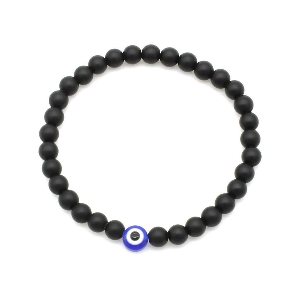 Bracciale pietra vulcanica a perline
