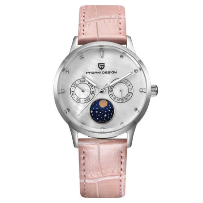 Orologio cinturino quarzo rosa