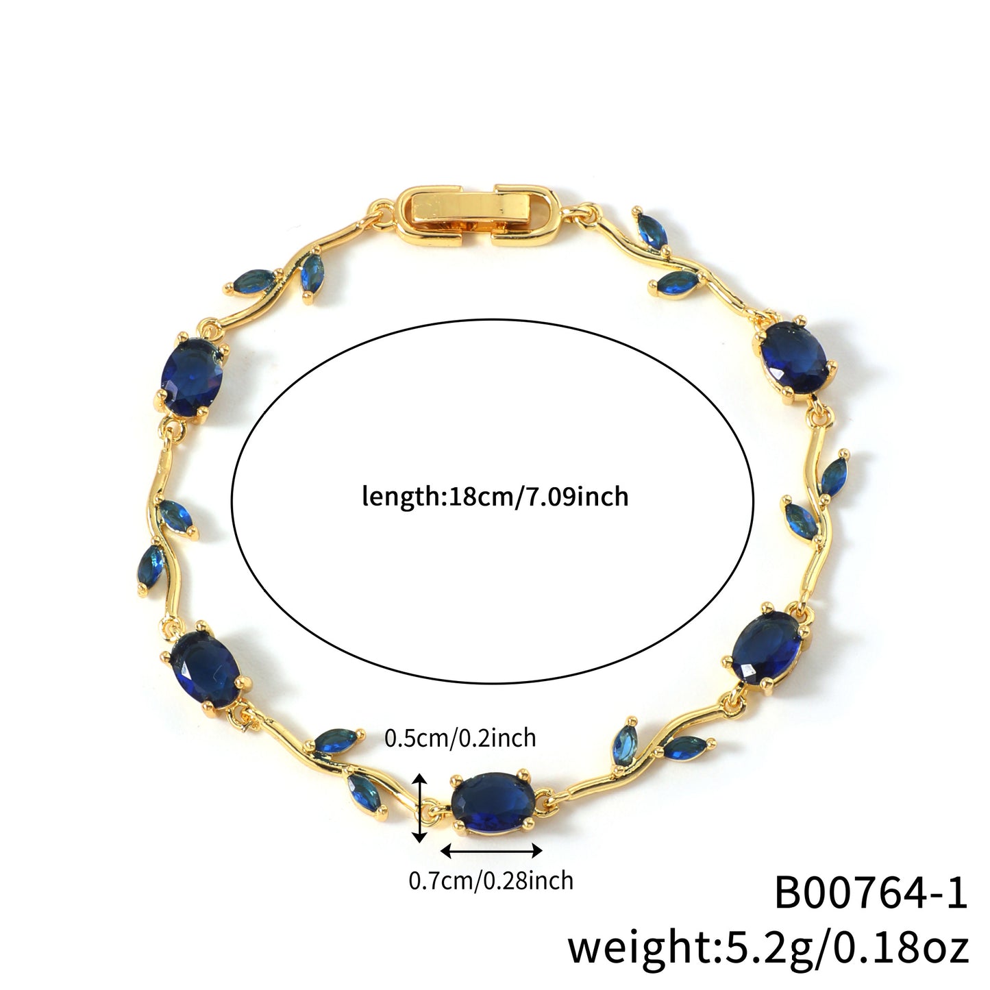 Bracciale Zircone Geometrico
