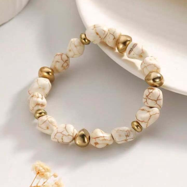 Braccialetto boho turchese unico