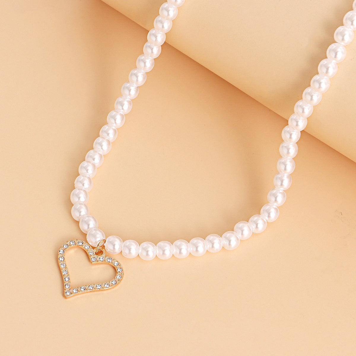 Collana perla barocca cuore