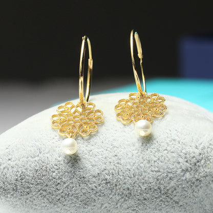 Orecchini barocchi con perle