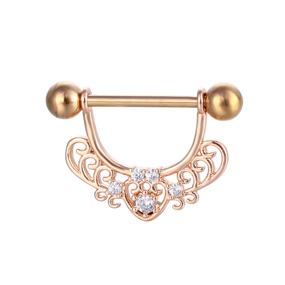 Anello zircone traforato