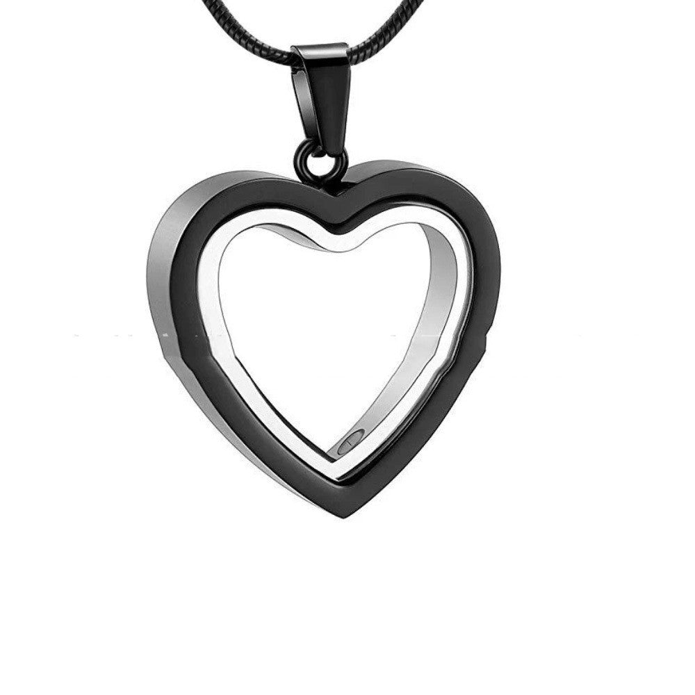 Ciondolo cuore in acciaio