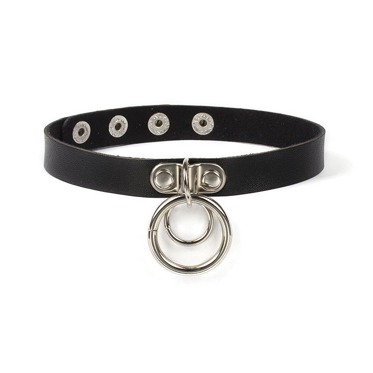 Collana Pelle Geometrica