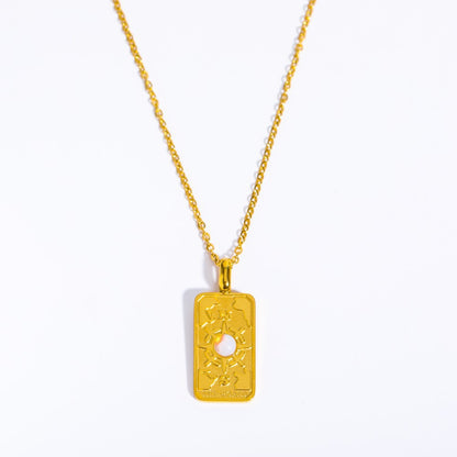 Collana sole luna opale