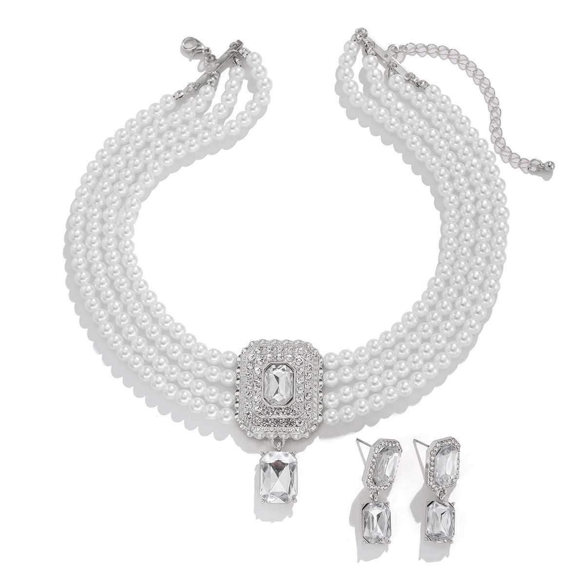 Collana di perle geometrica