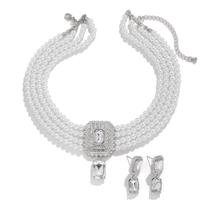 Collana di perle geometrica
