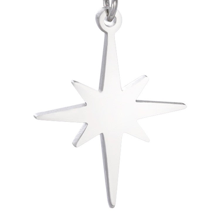 Collana stella a sei punte a grani di riso