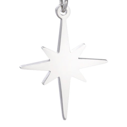 Collana stella a sei punte a grani di riso