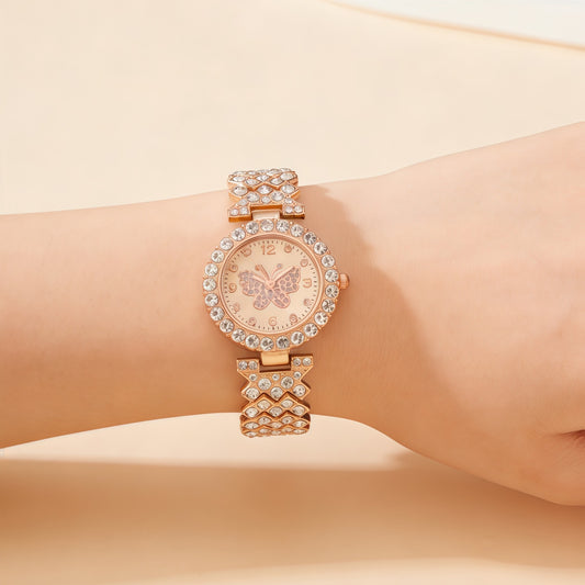 Orologio farfalla diamante