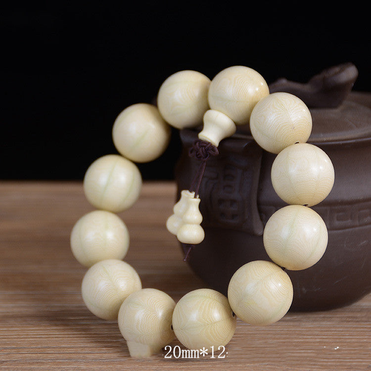 Braccialetto perle Buddha con abelia