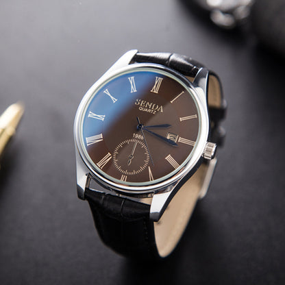 Orologio uomo retro con calendario