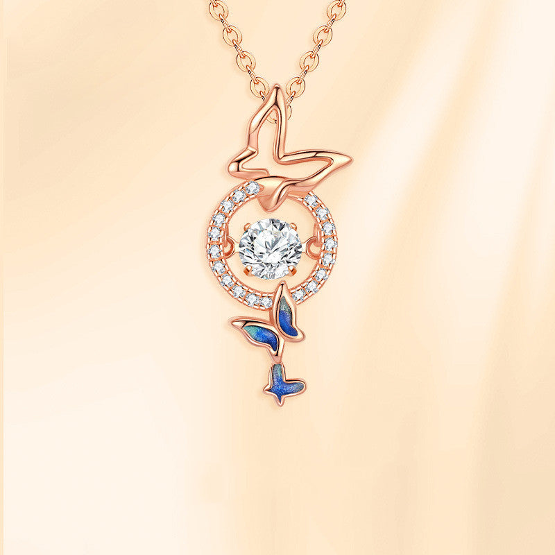 Collana farfalla argento effetto farfalla