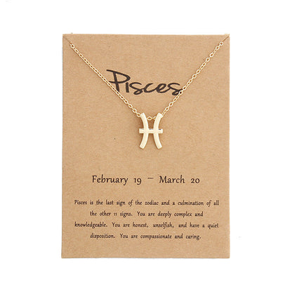 Collana segno zodiacale oro
