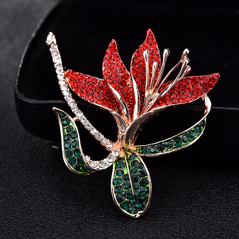 Spilla narciso diamante