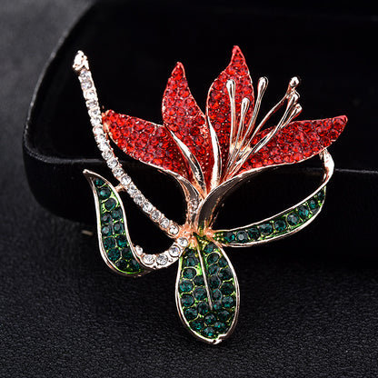 Spilla narciso diamante