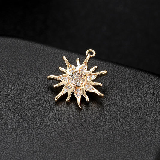 Ciondolo Girasole Zircone