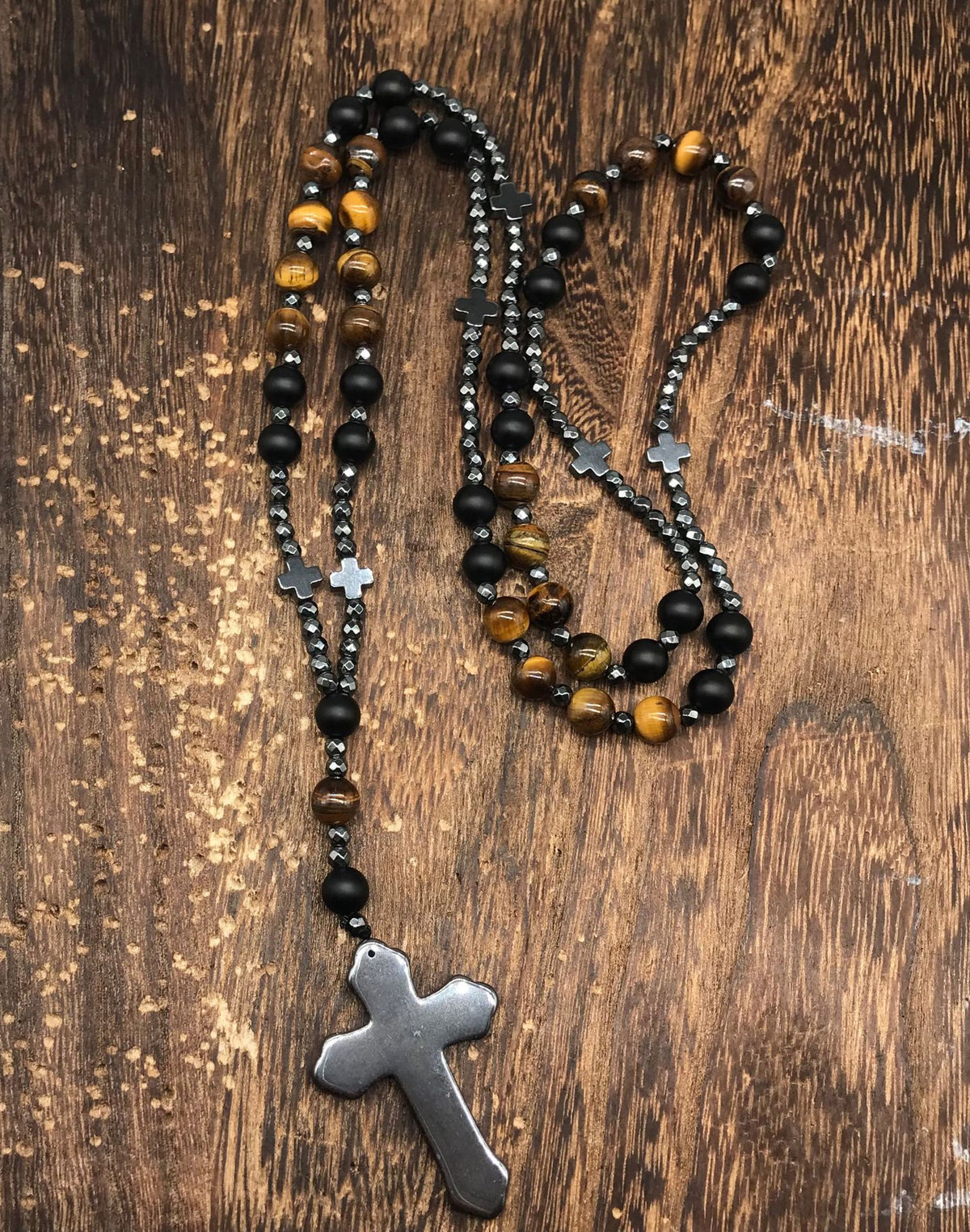 Collana croce religiosa da uomo