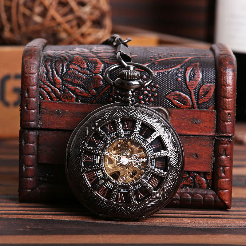 Orologio da tasca meccanico numeri romani