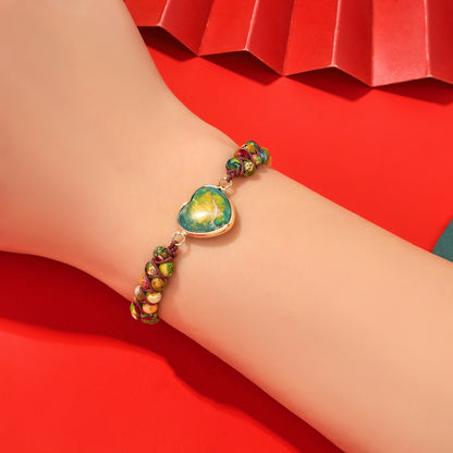 Bracciale cuore regolabile