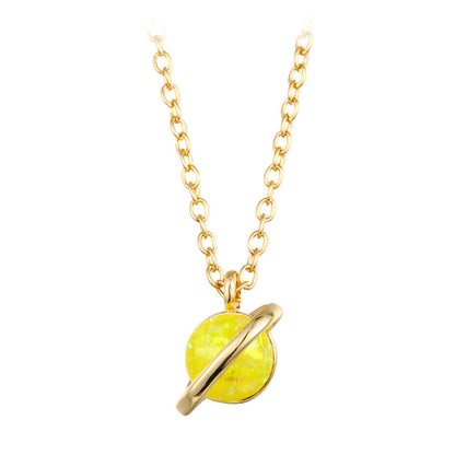 Collana opale pendente pianeta