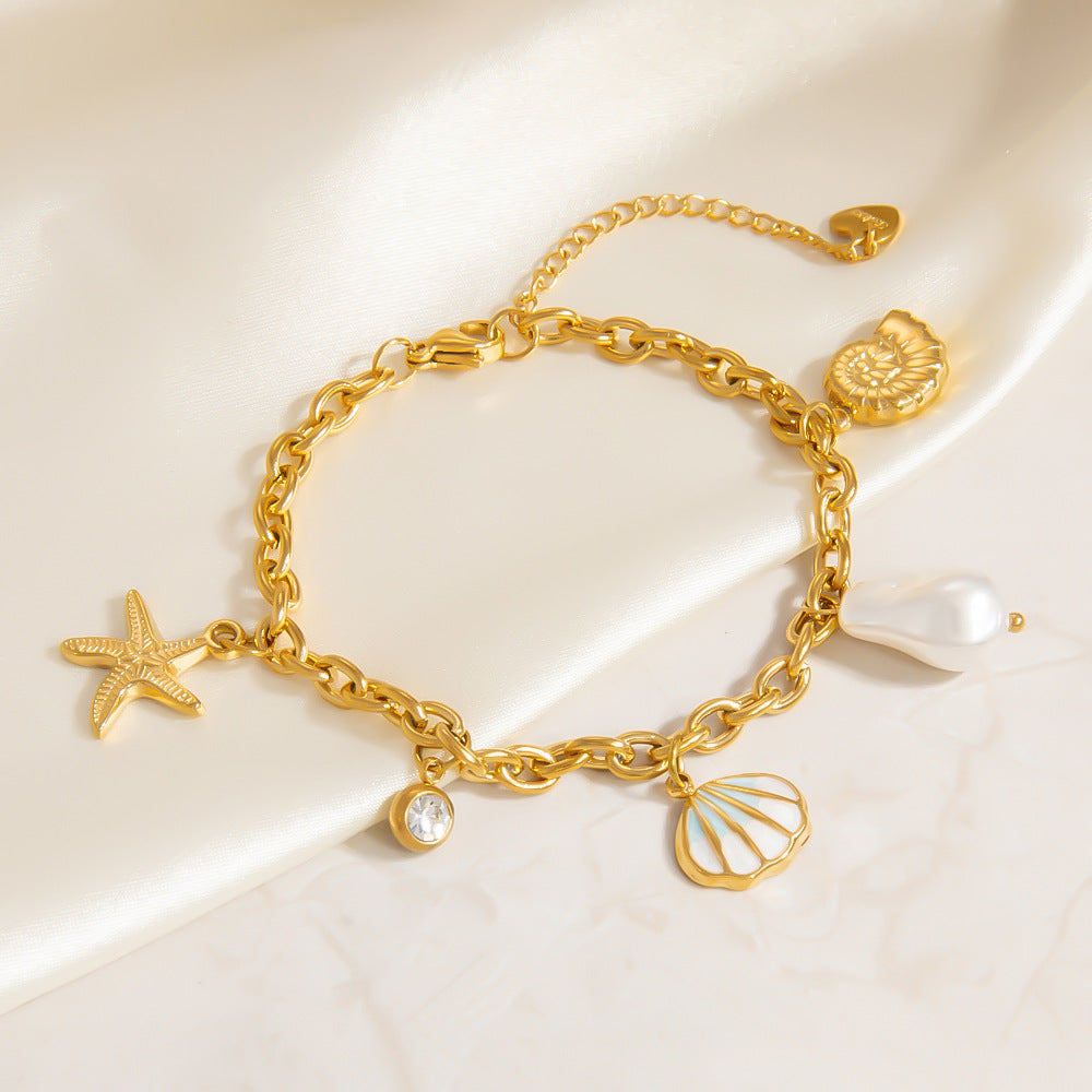 Bracciale conchiglia oceano