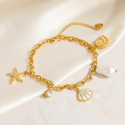 Bracciale conchiglia oceano