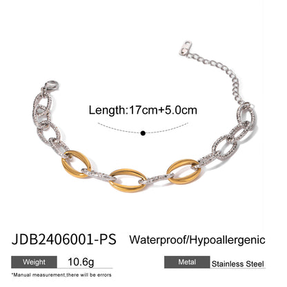 Bracciale a blocchi di colore