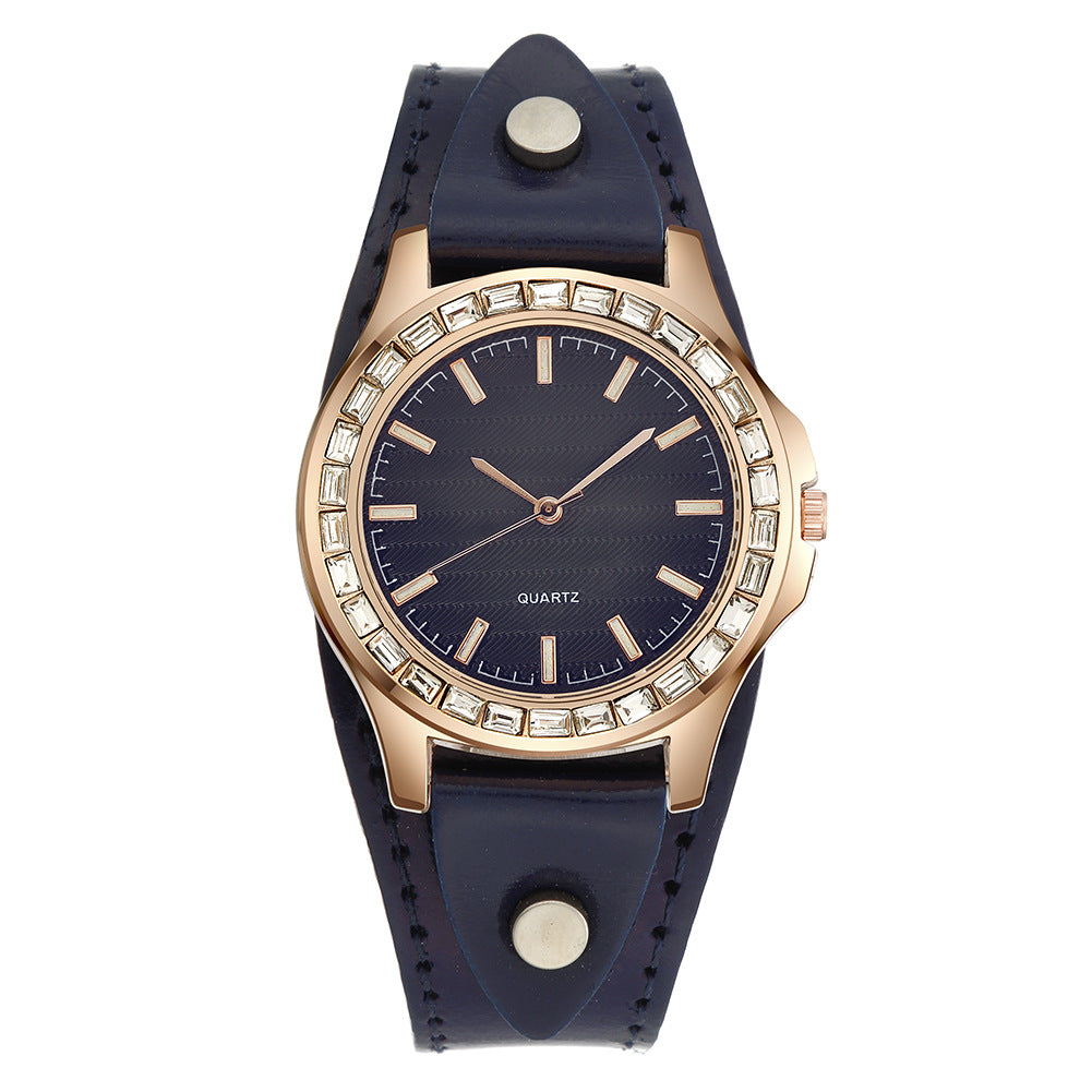 Orologio bracciale con diamanti pavé