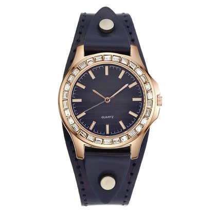 Orologio bracciale con diamanti pavé