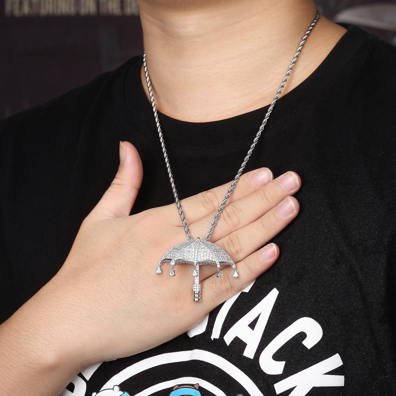 Collana Ombrello Zircone