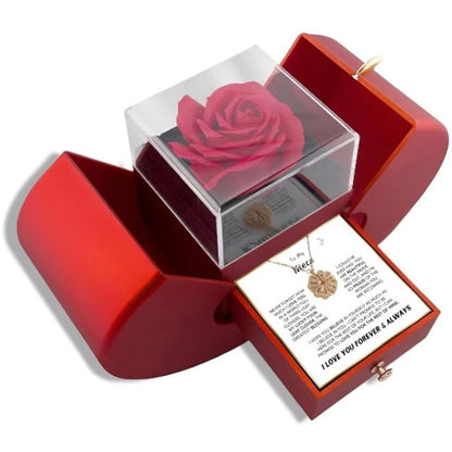 Collana Cuore Quadrifoglio Zircone